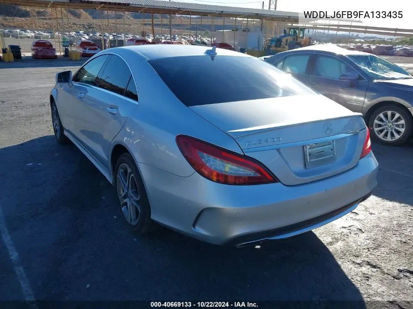 2015 Mercedes-Benz Cls 400 VIN: WDDLJ6FB9FA133435 Lot: 40669133