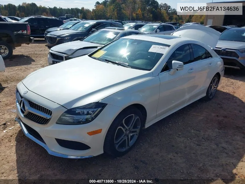 2015 Mercedes-Benz Cls 400 VIN: WDDLJ6FB2FA134636 Lot: 40713800