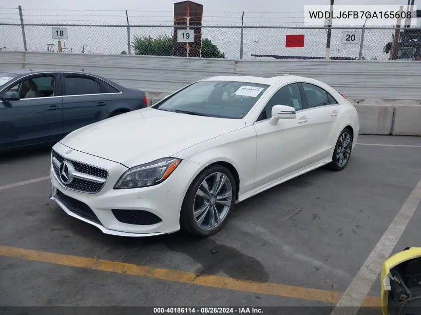 2016 Mercedes-Benz Cls 400 VIN: WDDLJ6FB7GA165608 Lot: 40186114