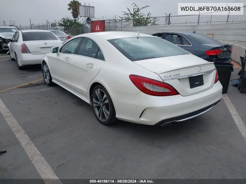 2016 Mercedes-Benz Cls 400 VIN: WDDLJ6FB7GA165608 Lot: 40186114