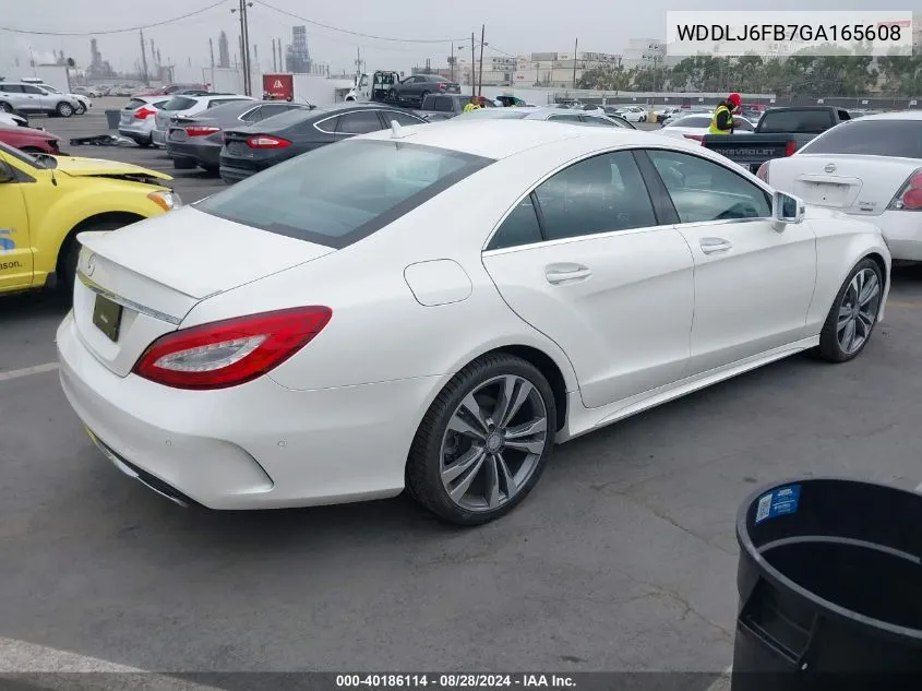 2016 Mercedes-Benz Cls 400 VIN: WDDLJ6FB7GA165608 Lot: 40186114