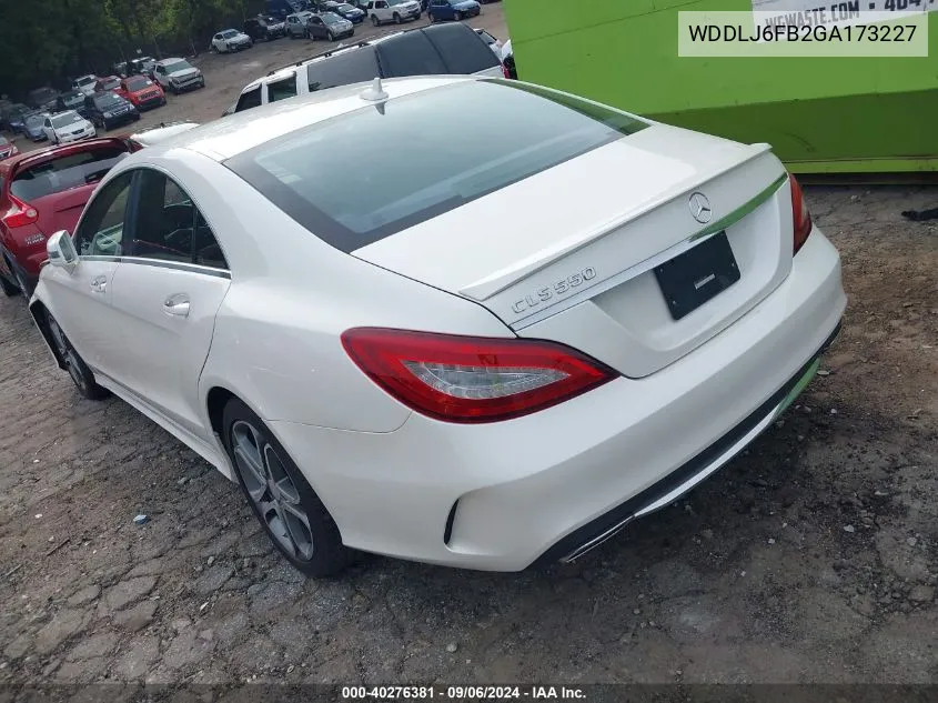 2016 Mercedes-Benz Cls 400 VIN: WDDLJ6FB2GA173227 Lot: 40276381