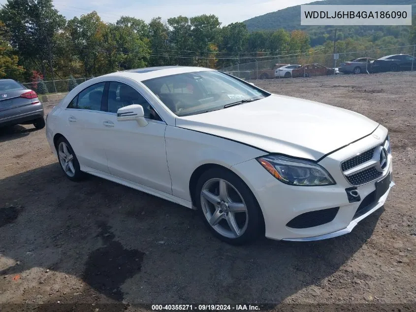 2016 Mercedes-Benz Cls 400 4Matic VIN: WDDLJ6HB4GA186090 Lot: 40355271