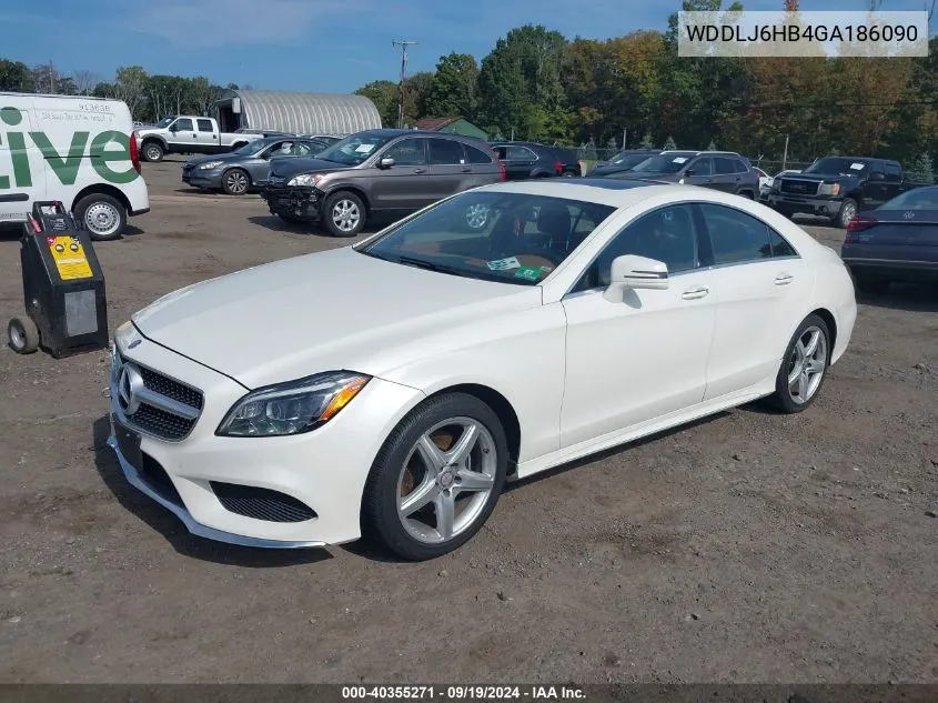 2016 Mercedes-Benz Cls 400 4Matic VIN: WDDLJ6HB4GA186090 Lot: 40355271