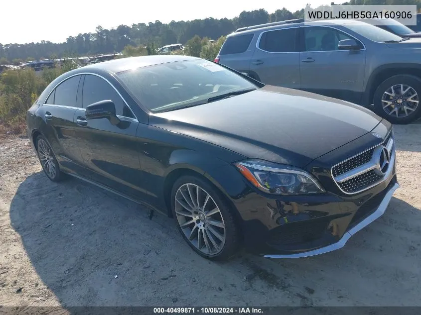 2016 Mercedes-Benz Cls 400 4Matic VIN: WDDLJ6HB5GA160906 Lot: 40499871