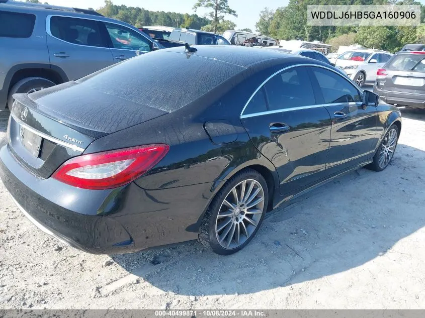 2016 Mercedes-Benz Cls 400 4Matic VIN: WDDLJ6HB5GA160906 Lot: 40499871