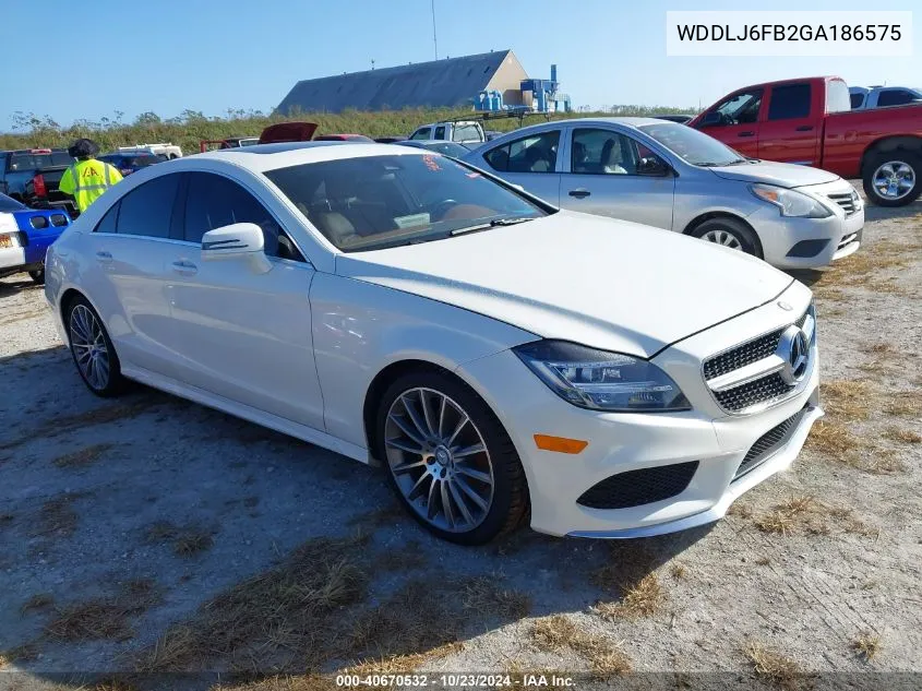 2016 Mercedes-Benz Cls 400 VIN: WDDLJ6FB2GA186575 Lot: 40670532