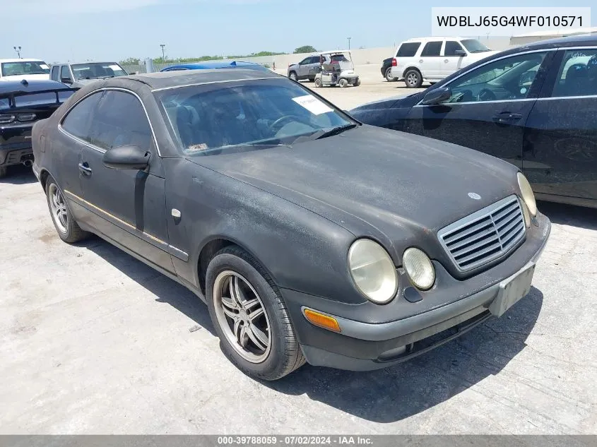 1998 Mercedes-Benz Clk 320 VIN: WDBLJ65G4WF010571 Lot: 39788059