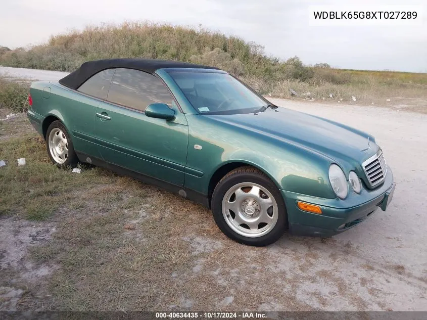 1999 Mercedes-Benz Clk 320 VIN: WDBLK65G8XT027289 Lot: 40634435