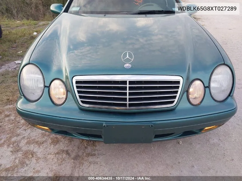 1999 Mercedes-Benz Clk 320 VIN: WDBLK65G8XT027289 Lot: 40634435