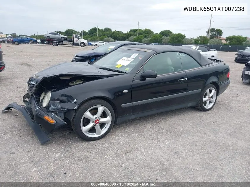 1999 Mercedes-Benz Clk 320 VIN: WDBLK65G1XT007238 Lot: 40640390