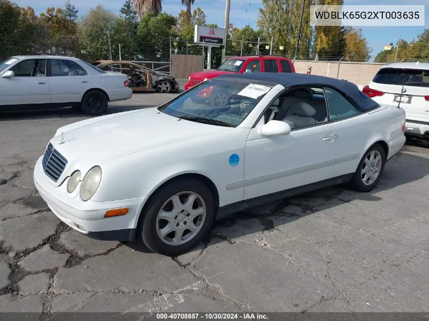 1999 Mercedes-Benz Clk 320 VIN: WDBLK65G2XT003635 Lot: 40708857