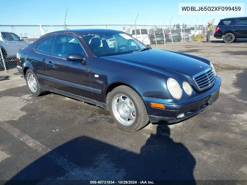 1999 Mercedes-Benz Clk 320 VIN: WDBLJ65G2XF099459 Lot: 40731834