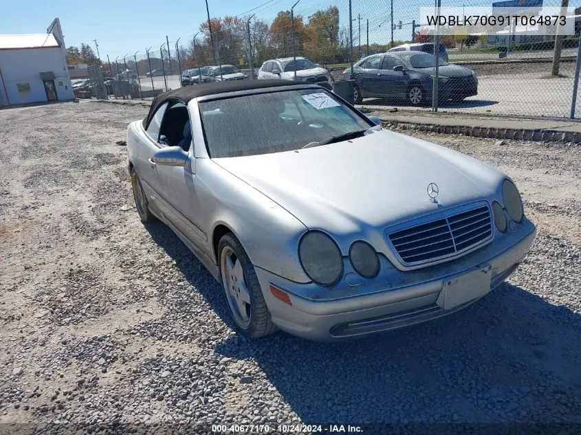 2001 Mercedes-Benz Clk 430 VIN: WDBLK70G91T064873 Lot: 40677170