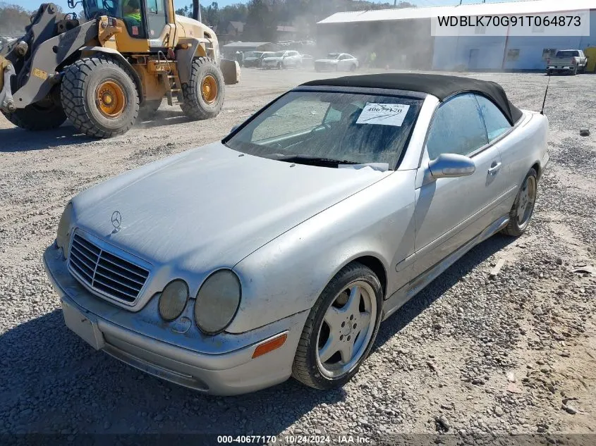 2001 Mercedes-Benz Clk 430 VIN: WDBLK70G91T064873 Lot: 40677170