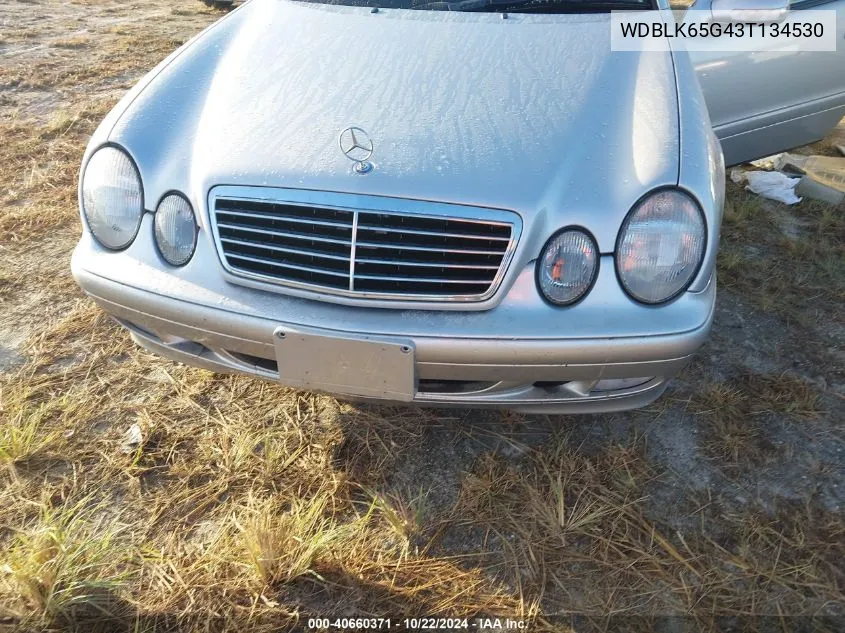 2003 Mercedes-Benz Clk 320 VIN: WDBLK65G43T134530 Lot: 40660371