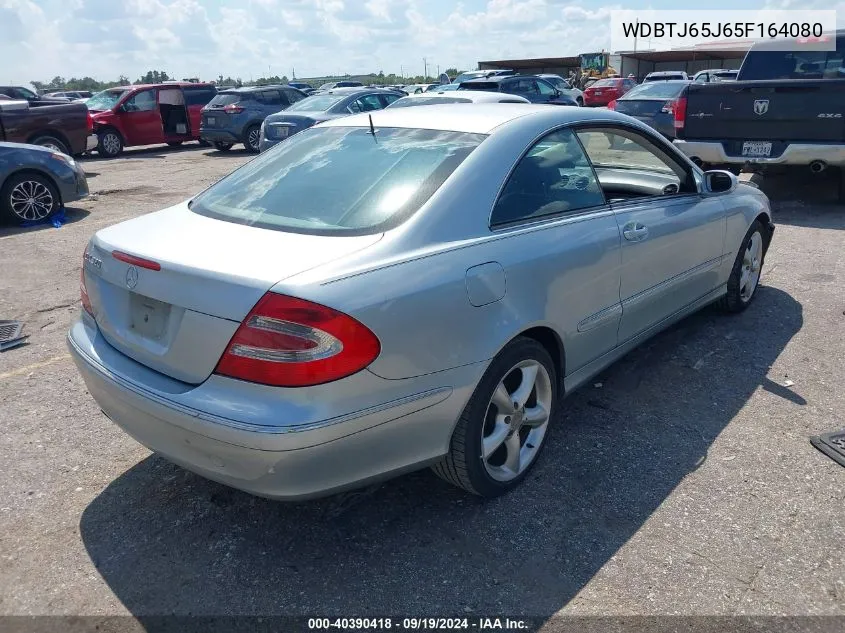 2005 Mercedes-Benz Clk 320 VIN: WDBTJ65J65F164080 Lot: 40390418