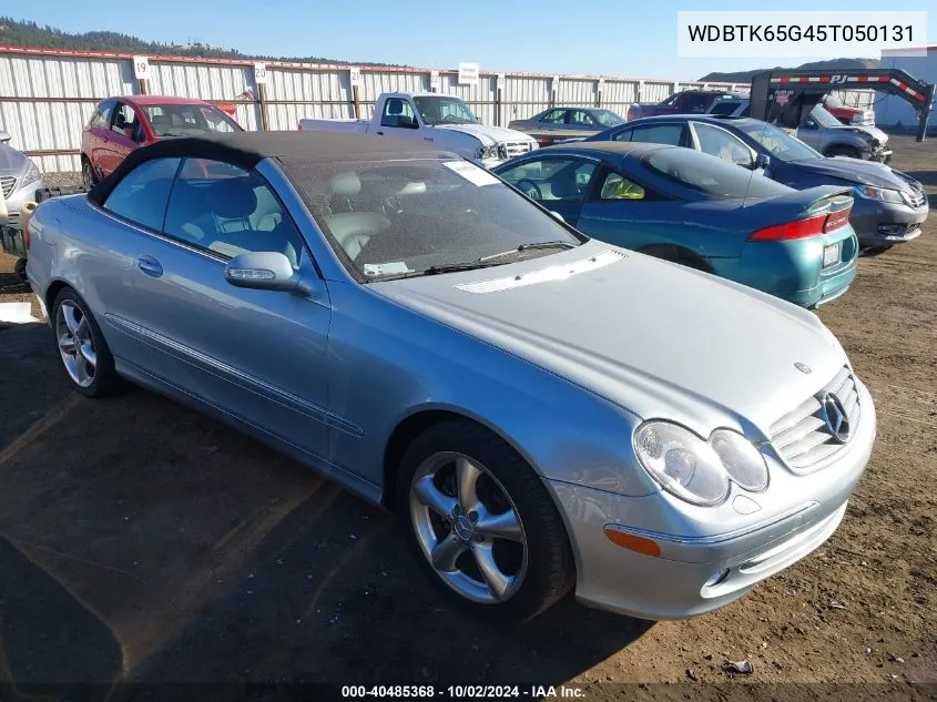 2005 Mercedes-Benz Clk 320 VIN: WDBTK65G45T050131 Lot: 40485368