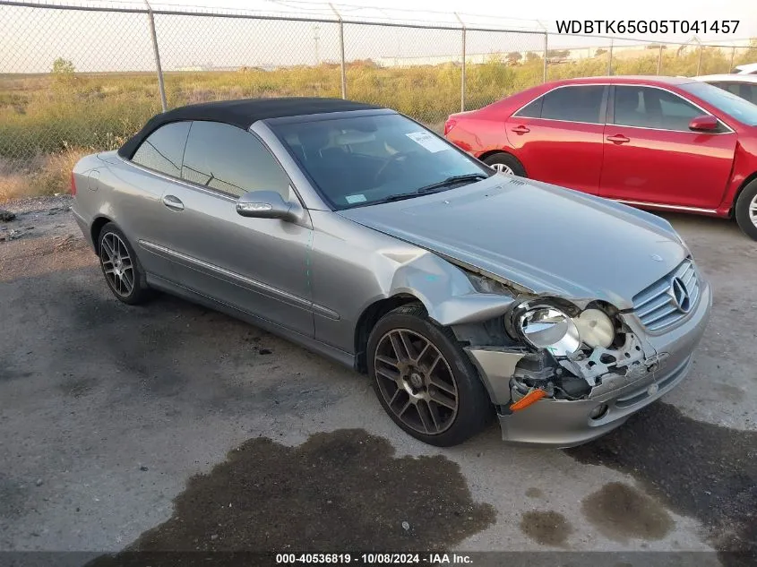 2005 Mercedes-Benz Clk 320 320 VIN: WDBTK65G05T041457 Lot: 40536819