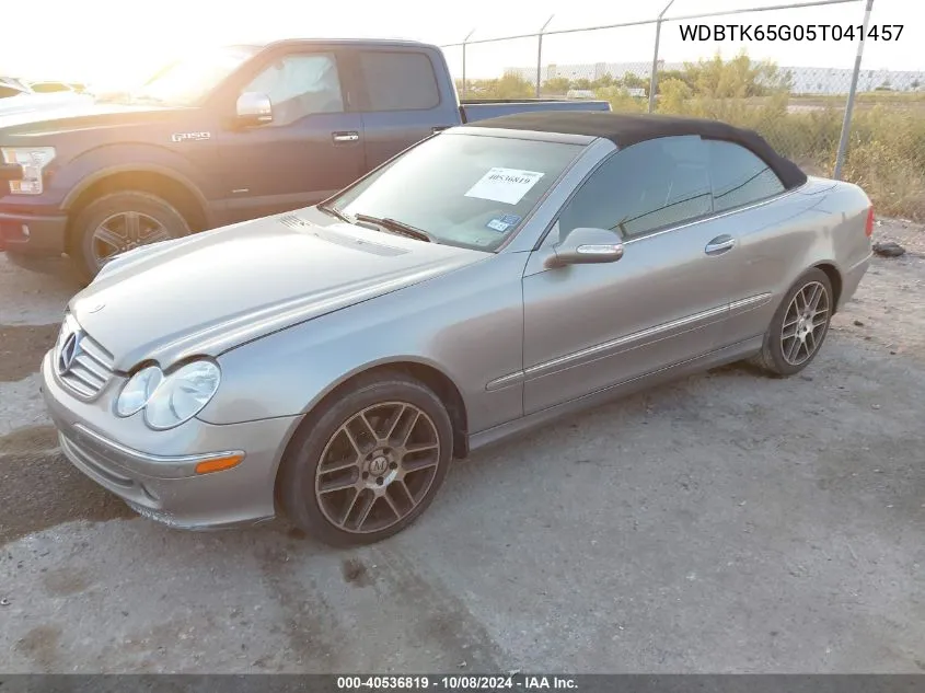 2005 Mercedes-Benz Clk 320 320 VIN: WDBTK65G05T041457 Lot: 40536819