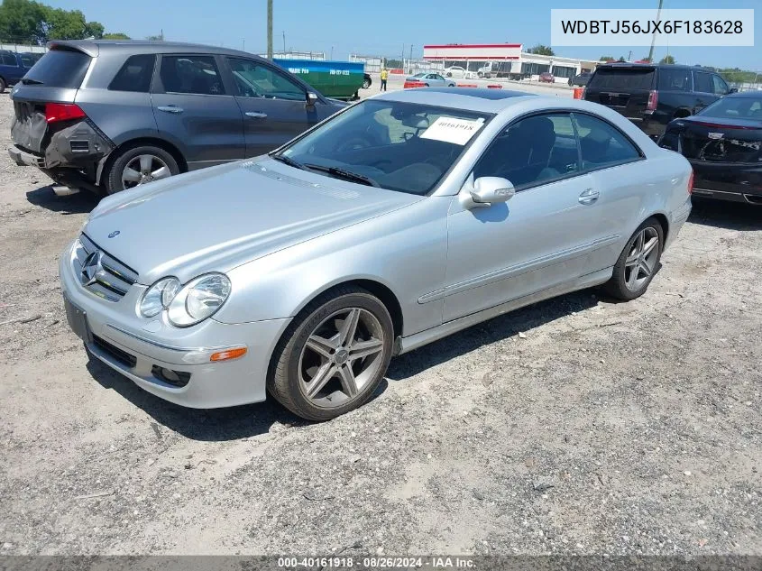 2006 Mercedes-Benz Clk 350 VIN: WDBTJ56JX6F183628 Lot: 40161918