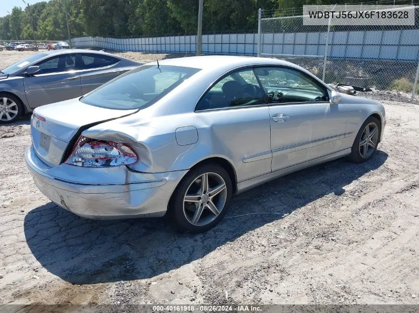 2006 Mercedes-Benz Clk 350 VIN: WDBTJ56JX6F183628 Lot: 40161918