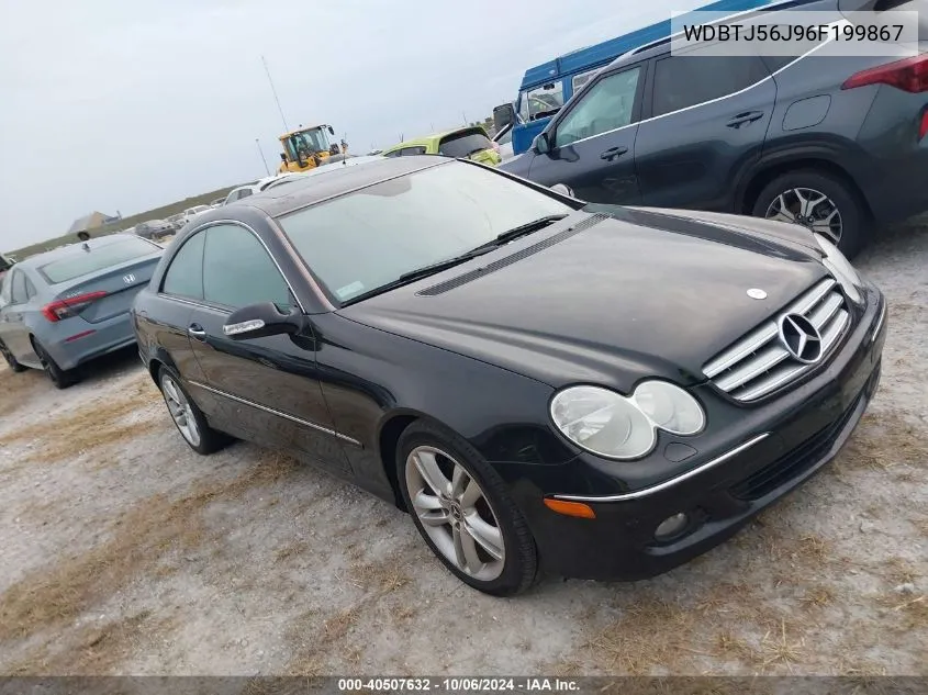 2006 Mercedes-Benz Clk 350 VIN: WDBTJ56J96F199867 Lot: 40507632