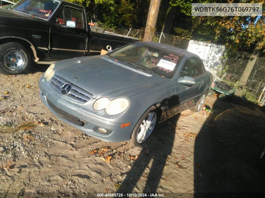 2006 Mercedes-Benz Clk 350 VIN: WDBTK56G76T069797 Lot: 40555725