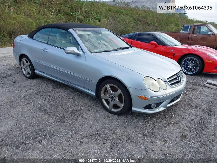 2006 Mercedes-Benz Clk 500 VIN: WDBTK75GX6T064395 Lot: 40697710