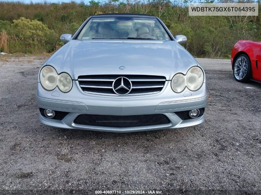 2006 Mercedes-Benz Clk 500 VIN: WDBTK75GX6T064395 Lot: 40697710