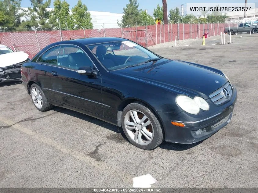 2008 Mercedes-Benz Clk 350 VIN: WDBTJ56H28F253574 Lot: 40423018