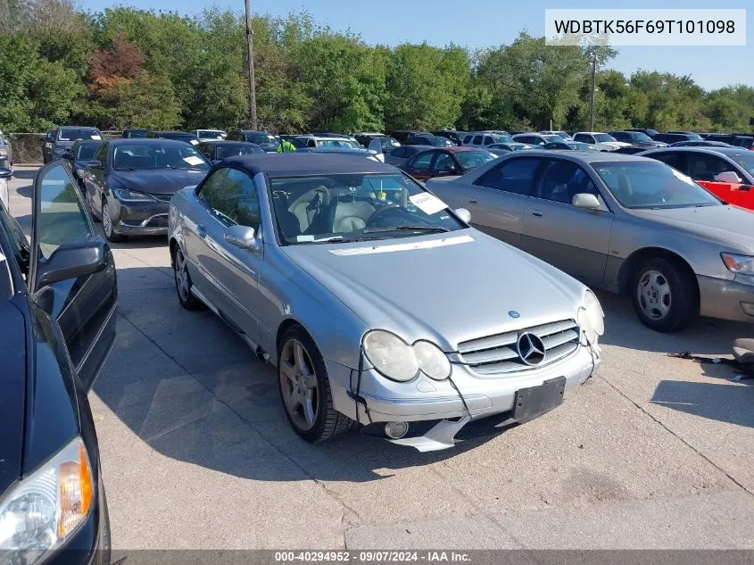 2009 Mercedes-Benz Clk 350 VIN: WDBTK56F69T101098 Lot: 40294952