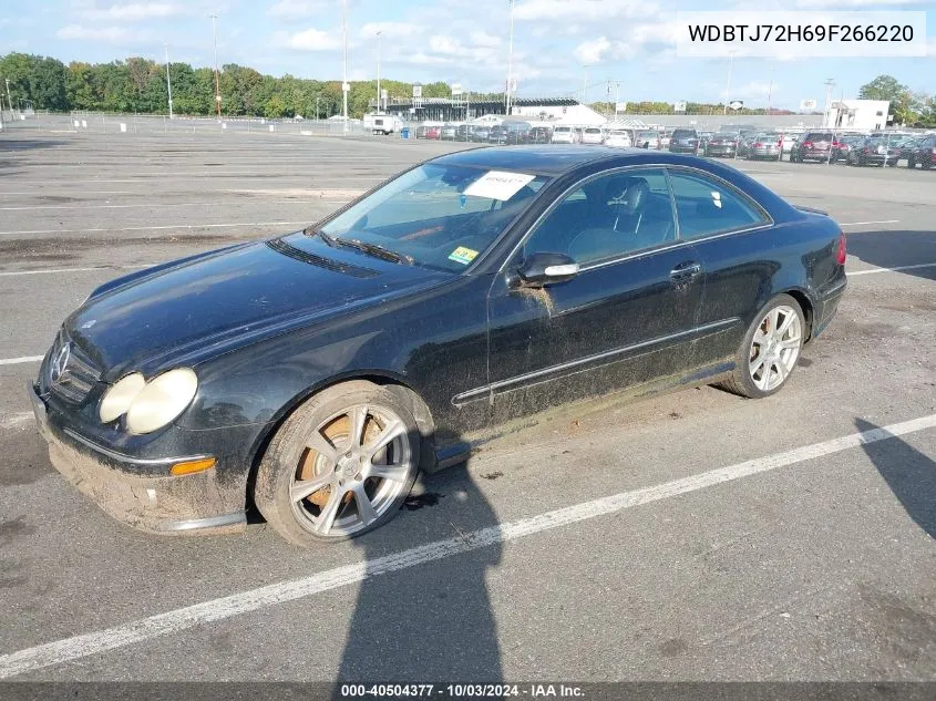 2009 Mercedes-Benz Clk 550 VIN: WDBTJ72H69F266220 Lot: 40504377