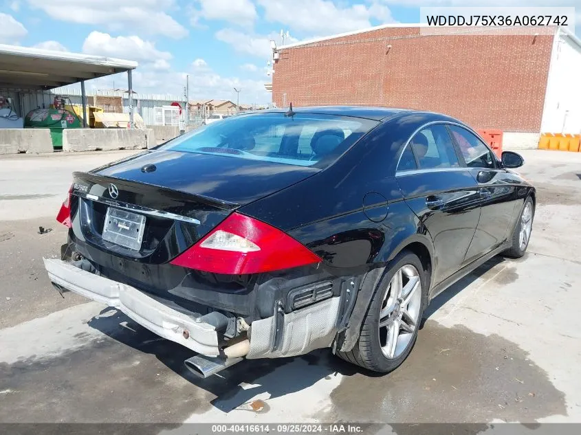 2006 Mercedes-Benz Cls 500 VIN: WDDDJ75X36A062742 Lot: 40416614