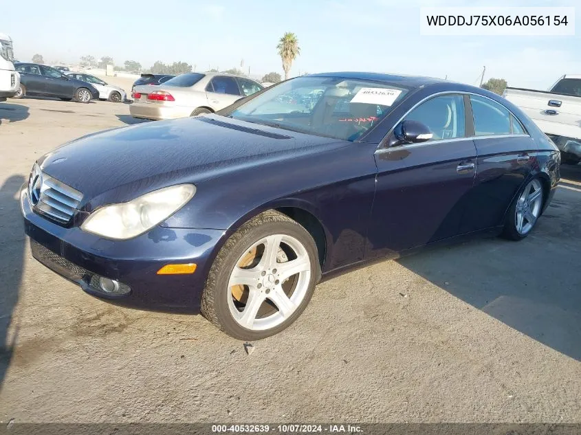 2006 Mercedes-Benz Cls 500C VIN: WDDDJ75X06A056154 Lot: 40532639