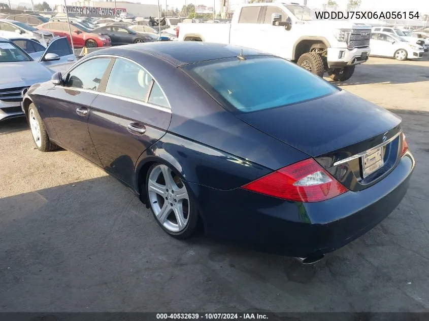 2006 Mercedes-Benz Cls 500C VIN: WDDDJ75X06A056154 Lot: 40532639