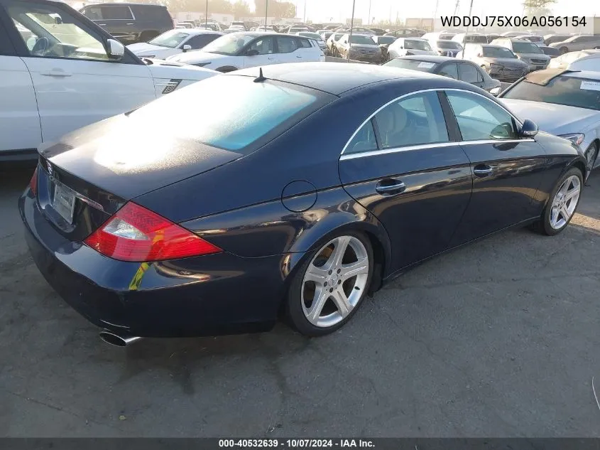 2006 Mercedes-Benz Cls 500C VIN: WDDDJ75X06A056154 Lot: 40532639