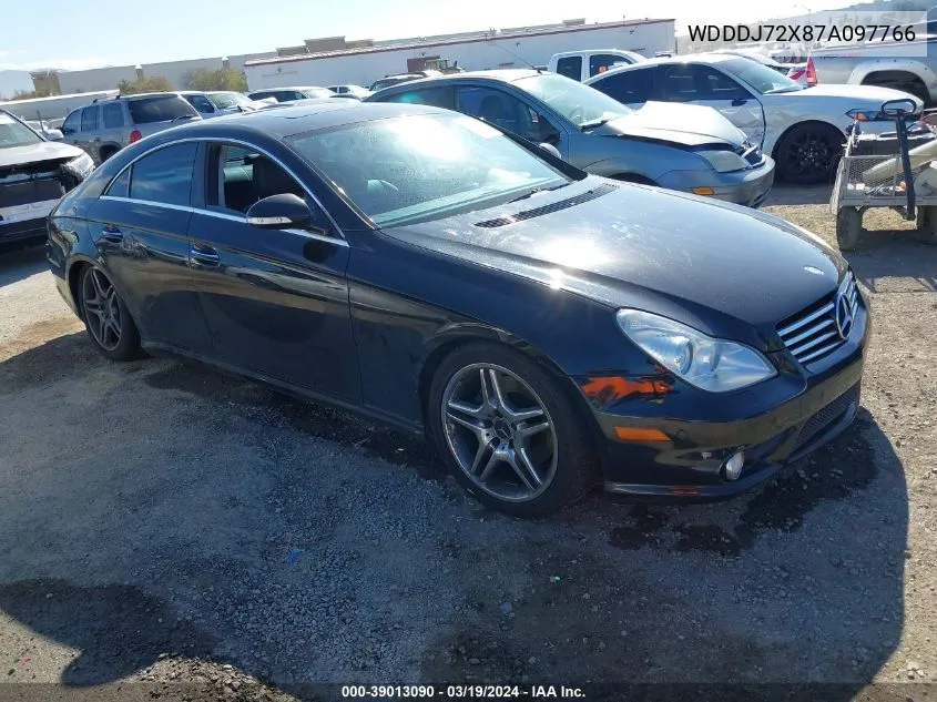 2007 Mercedes-Benz Cls 550 VIN: WDDDJ72X87A097766 Lot: 39013090