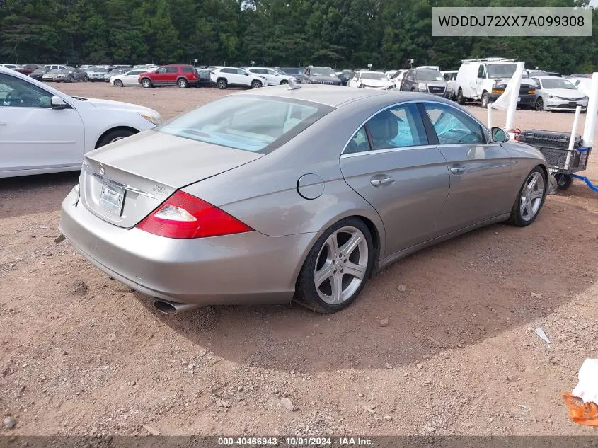 2007 Mercedes-Benz Cls 550 VIN: WDDDJ72XX7A099308 Lot: 40466943