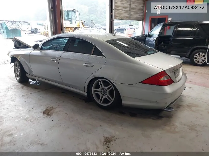 2007 Mercedes-Benz Cls 550 550 VIN: WDDDJ72X17A088472 Lot: 40479133