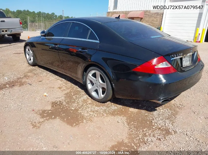 2007 Mercedes-Benz Cls 550 VIN: WDDDJ72X57A079547 Lot: 40525727