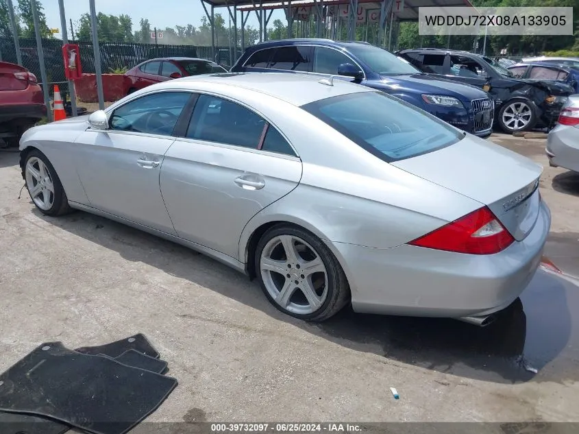 2008 Mercedes-Benz Cls 550 VIN: WDDDJ72X08A133905 Lot: 39732097