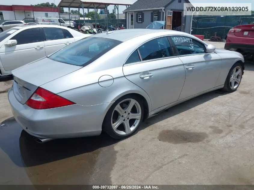 2008 Mercedes-Benz Cls 550 VIN: WDDDJ72X08A133905 Lot: 39732097