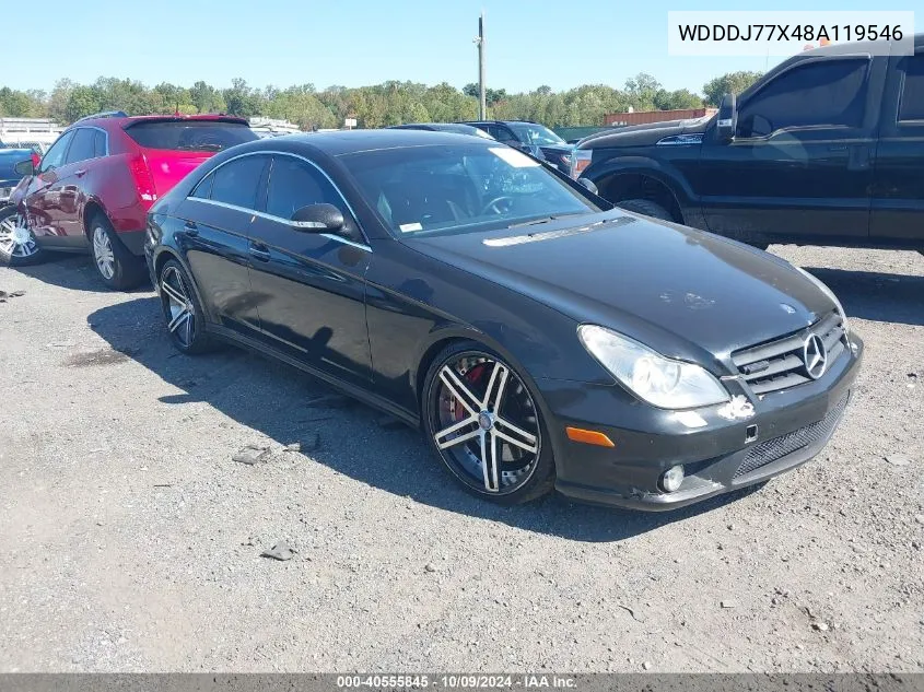 2008 Mercedes-Benz Cls 63 Amg VIN: WDDDJ77X48A119546 Lot: 40555845