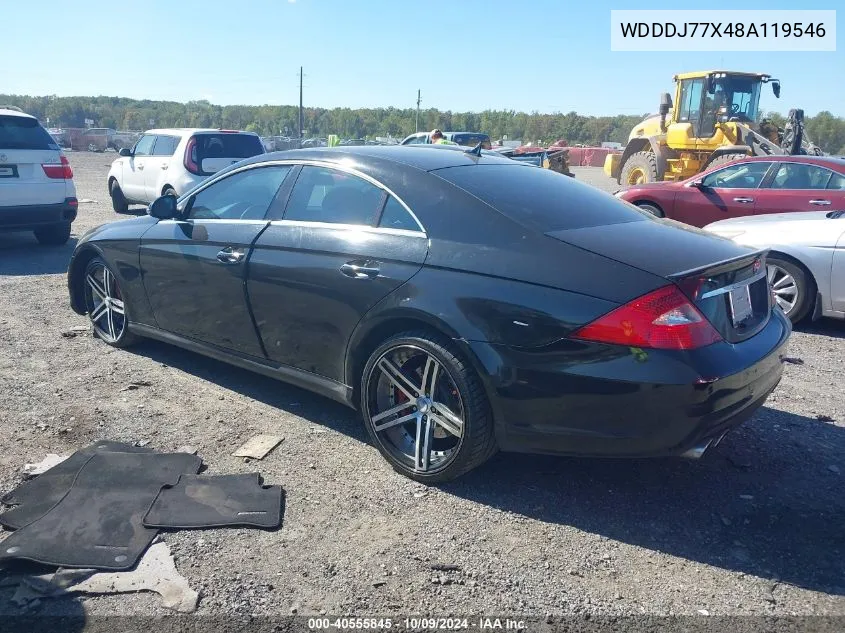 2008 Mercedes-Benz Cls 63 Amg VIN: WDDDJ77X48A119546 Lot: 40555845