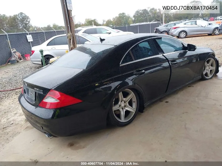 2011 Mercedes-Benz Cls 550 VIN: WDDDJ7CBXBA170454 Lot: 40607704