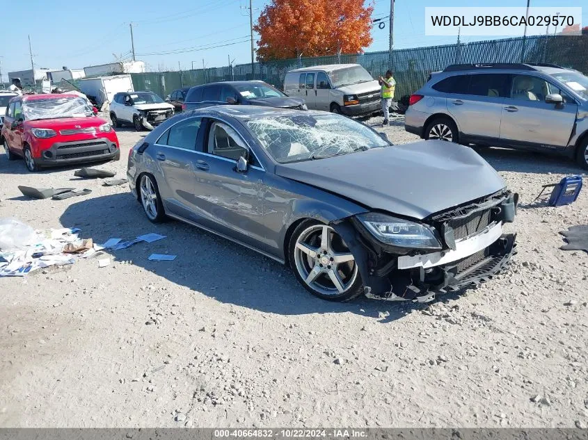 2012 Mercedes-Benz Cls 550 4Matic VIN: WDDLJ9BB6CA029570 Lot: 40664832