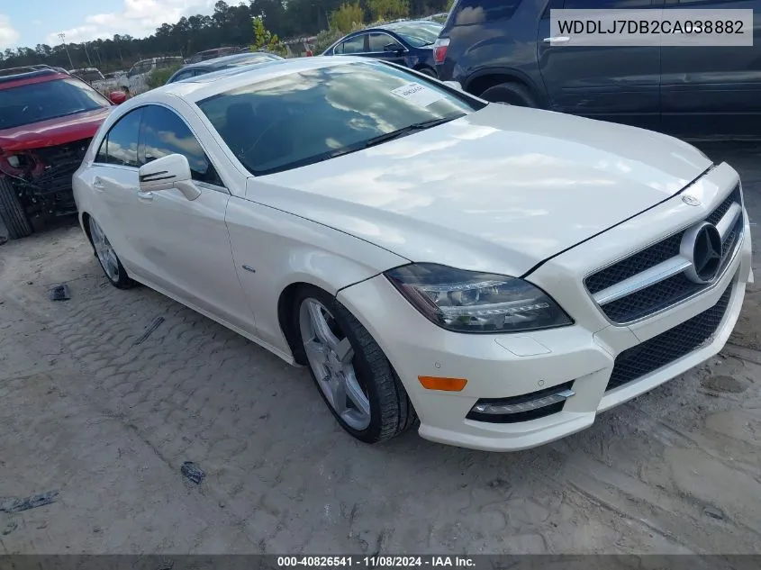 2012 Mercedes-Benz Cls 550 VIN: WDDLJ7DB2CA038882 Lot: 40826541