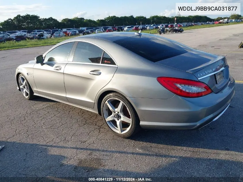 2012 Mercedes-Benz Cls 550 4Matic VIN: WDDLJ9BB9CA031877 Lot: 40841229