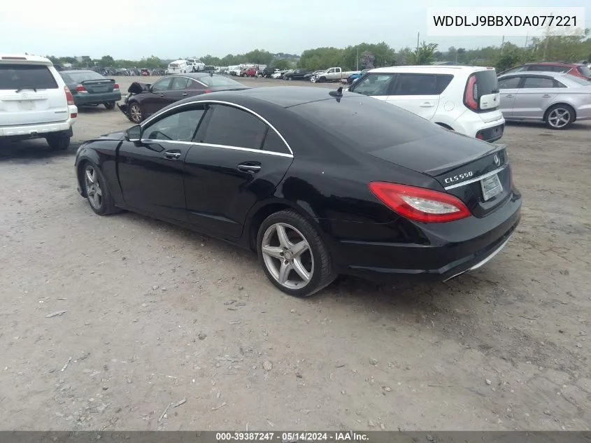 2013 Mercedes-Benz Cls 550 4Matic VIN: WDDLJ9BBXDA077221 Lot: 39387247